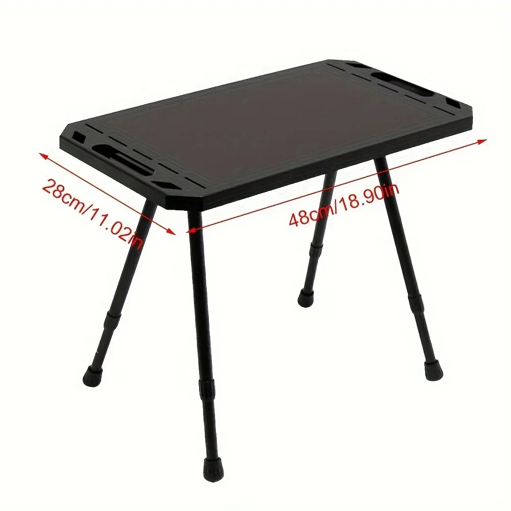 Premium Folding Camping Table - Effortless Setup, Adjustable Height, Ultra-Light Aluminium Alloy for Outdoor Adventures