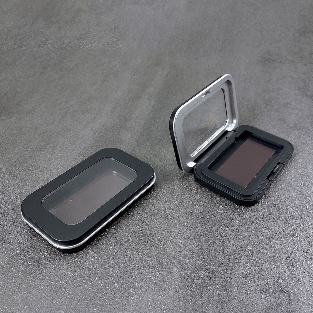 Caja de almacenamiento de agujas de coser rectangular negra, soporte magnético para agujas de bordado, botones, alfileres, caja de trabajo para Material de hierro