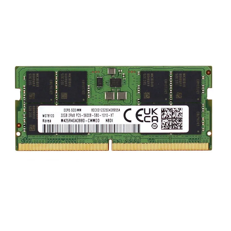 FOR Samsung Notebook DDR5 RAM 8GB 16GB 32GB 5600MHz Original DIMM 262pin for Laptop Computer Dell Lenovo Asus HP Memory Stick