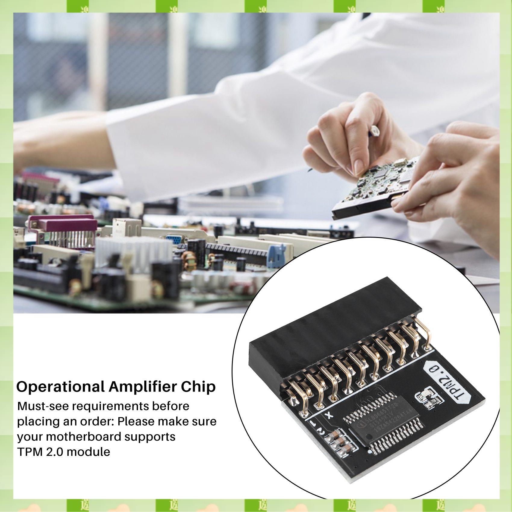 Módulo de proteção 2025 lpc 20pin para asus TPM-L r2.0/gigabyte GC-TPM2.0 módulo de plataforma de confiança compatível 20 pinos 20-1 l2p7, lpc 20