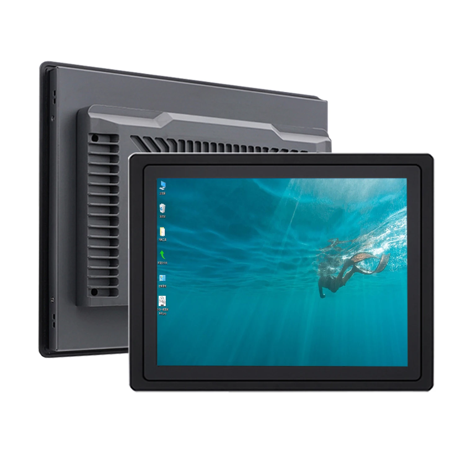 10 12 15 Inch industrial mini tablet computer all in one panel pc with capacitive touch screen built-in WiFi win10 pro 1024x768