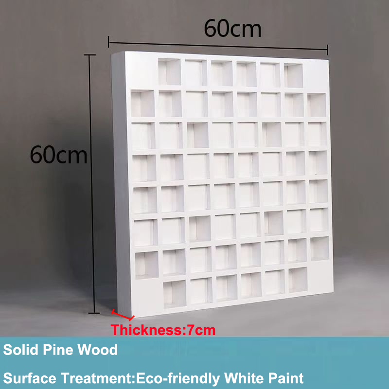 木製の白い音響拡散パネル,サウンドトリートメント,ホームスタジオ,劇場,コンサートホール,部屋,qrd,60x60x7cm
