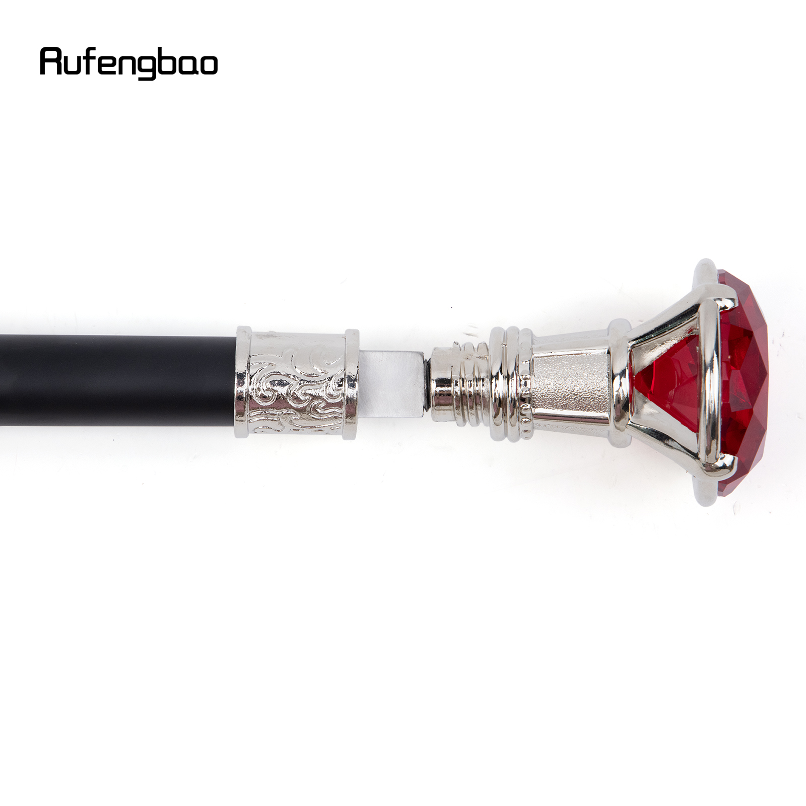 ダイヤモンドタイプのウォーキングスティック,ハイドレーションプレート,コスプレ,自己防衛,白,90cm