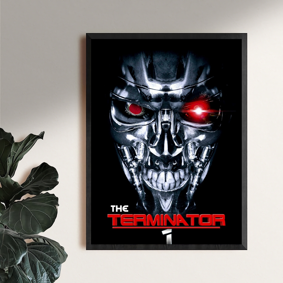 Poster Film Terminator Lukisan Dinding Dekorasi Rumah Memiliki (Tanpa Bingkai)