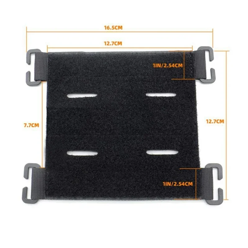Molle Patches Attachment Hook&Loop Panel DIY Badges Patch Display Holder Board Bags Backpack Vest Converter Ribbon Adapter