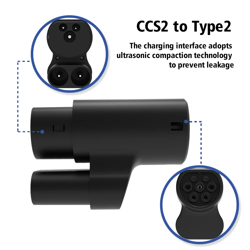 LONLINK CCS2 から Type2 テスラ EV 充電アダプターコンバーター CCS コンボ 2 EV 充電モデル S/X 電気自動車と互換性あり