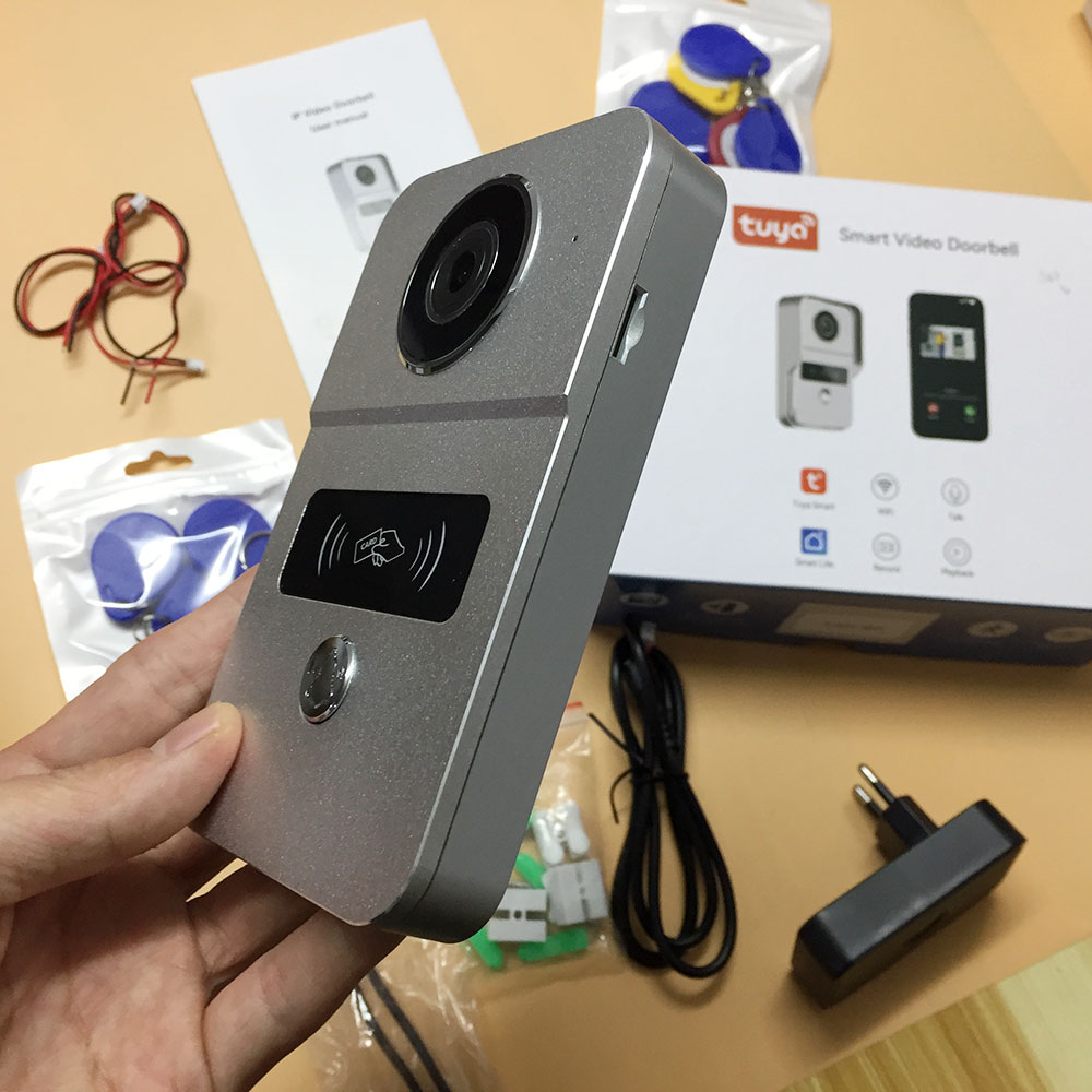 1080P Tuya Smart Video Deurbel Wifi Draadloze Video-intercom Voor Home Security Bescherming Google Home Appartement Tuya Deurbel
