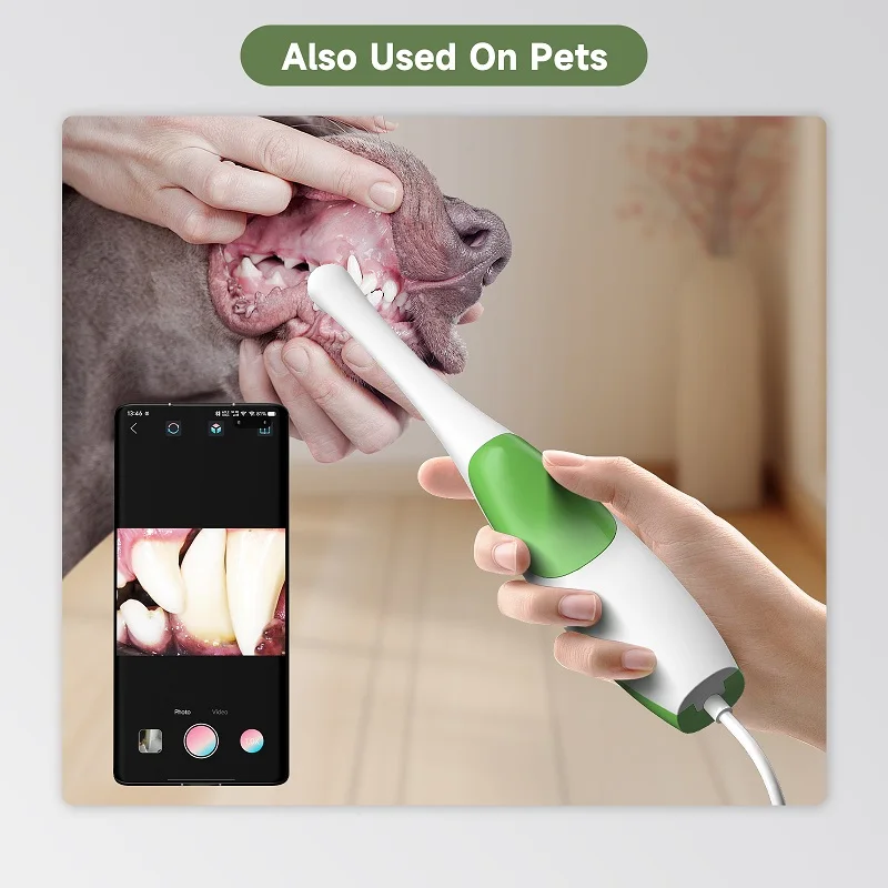 Handheld Android Endoscope Type-c Inspection Borescope 3IN1 USB Snake Camera 8 LED Lights Compatible with Android Phones PC
