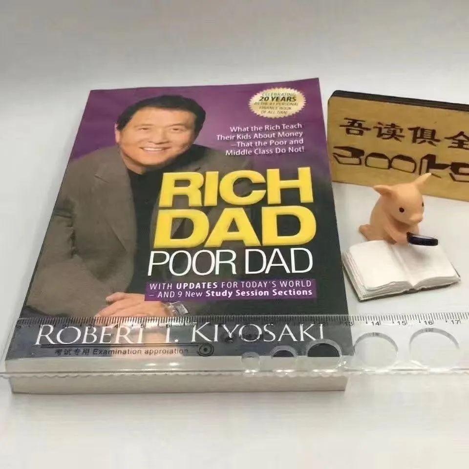 หนังสือการศึกษาสําหรับเด็ก หนังสือการศึกษาข่าวกรองทางการเงิน Rich Dad Beth Robert Toru Kiyozaki Personal Finance