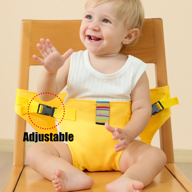 Ремень безопасности для ребенка, портативный стульчик для кормления, ремень для еды для малышей, предотвращает несмывание ребенка, складной ремень для хранения, ремень для кормления ребенка