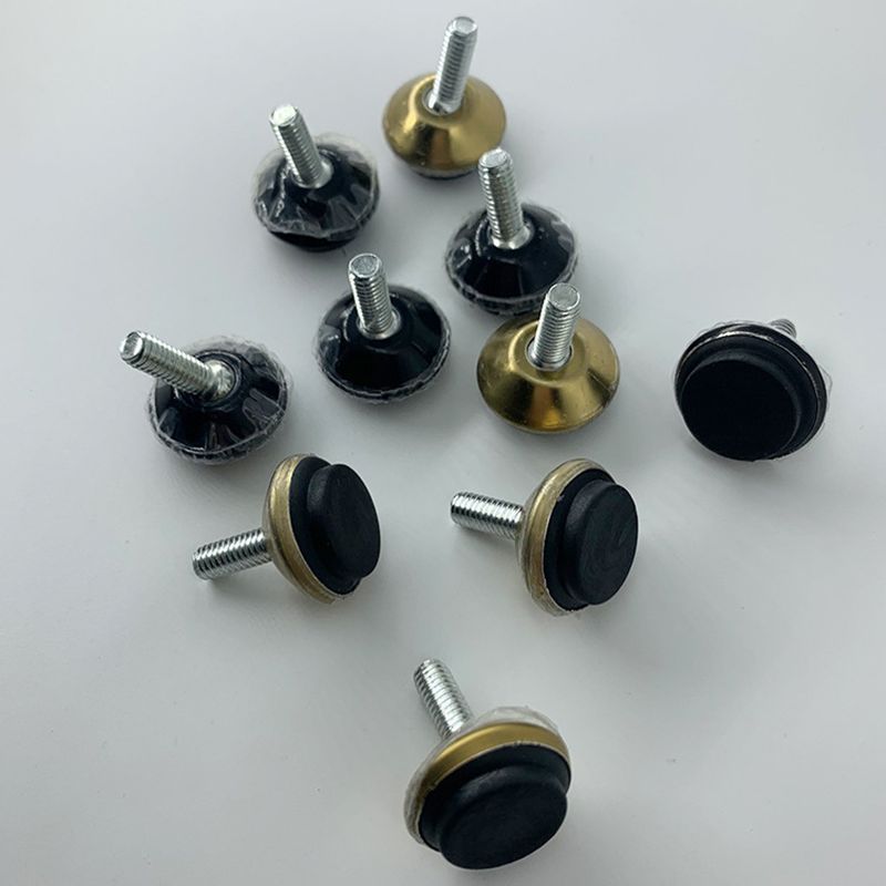 Livellatori per mobili da 4 pezzi/lotto, gambe per mobili regolabili, livellatori per tavoli e sedie, filettatura M6, lunghezza filettatura 15 mm