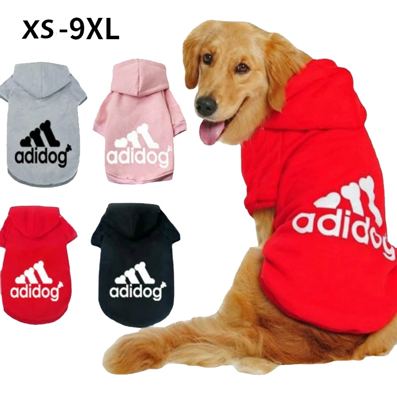 Sudaderas con capucha para mascotas, ropa Adidog para perros pequeños, chaqueta para cachorros, sudadera, abrigo, disfraz de Labrador, ropa para mantener el calor en otoño e invierno