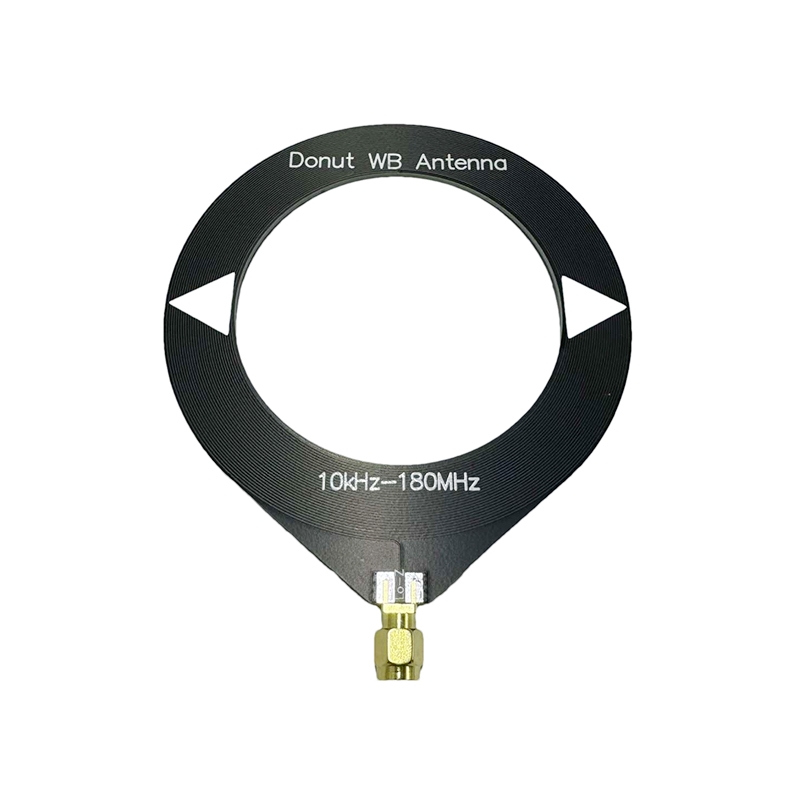 Transimpedanzverstärker Donut WB Antenne Eingebauter 500-mAh-Akku 10 kHz-180 MHz Kleine Schleifenantenne für Radio Walkie Talkie SDR