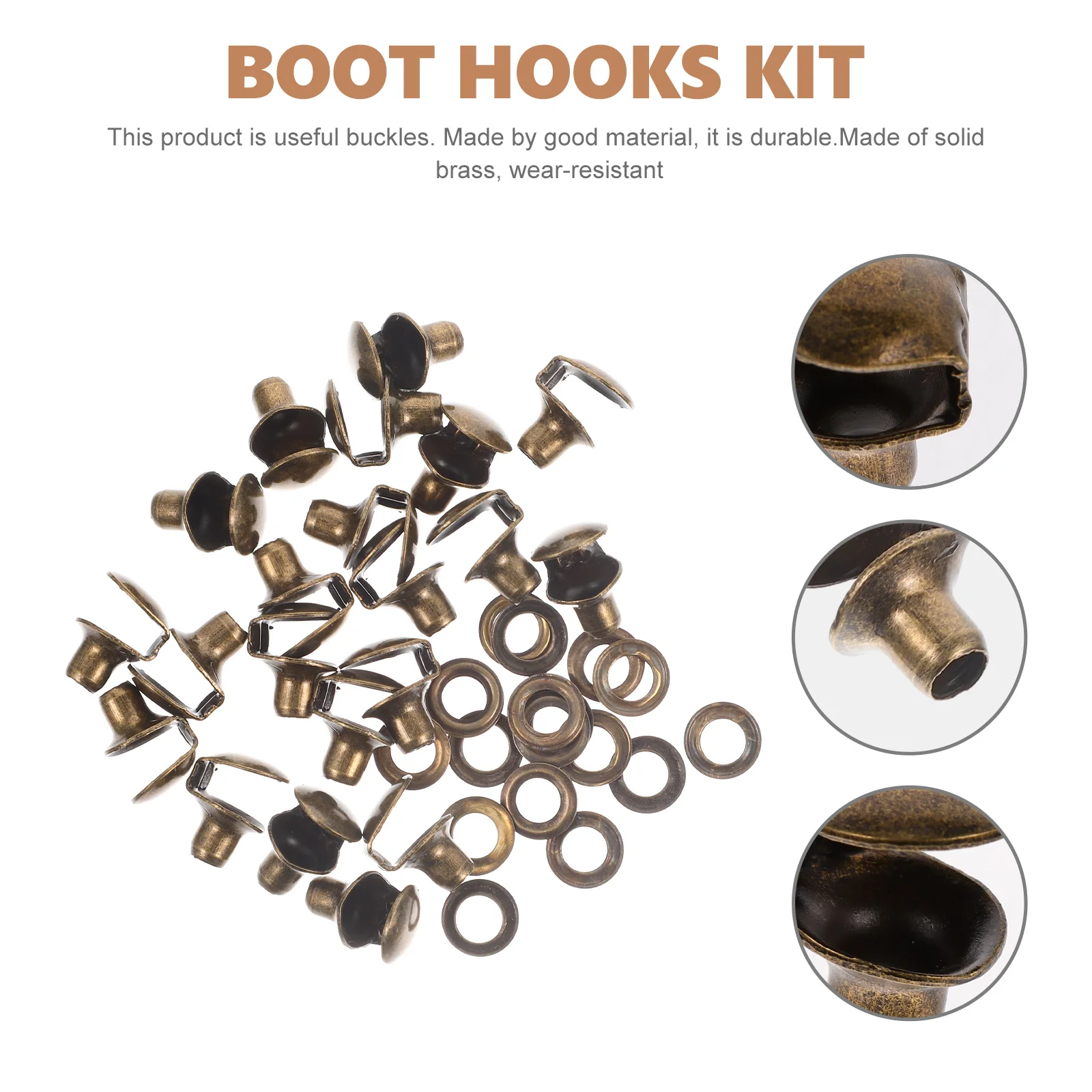 Gancho com junta fivelas de renda cadarço gancho botas ilhó sapato ilhós caminhadas kit diy fivela de metal acessórios reparação substituição