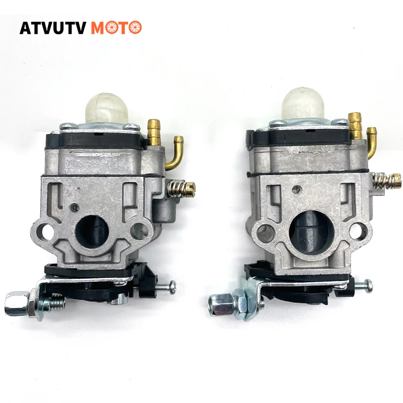 Carburador carb de 11mm 15mm para aparador de sebes de 2 tempos 22cc 26cc 33cc 34cc 43cc 49cc 52cc cortador de escova motosserra 40-5
