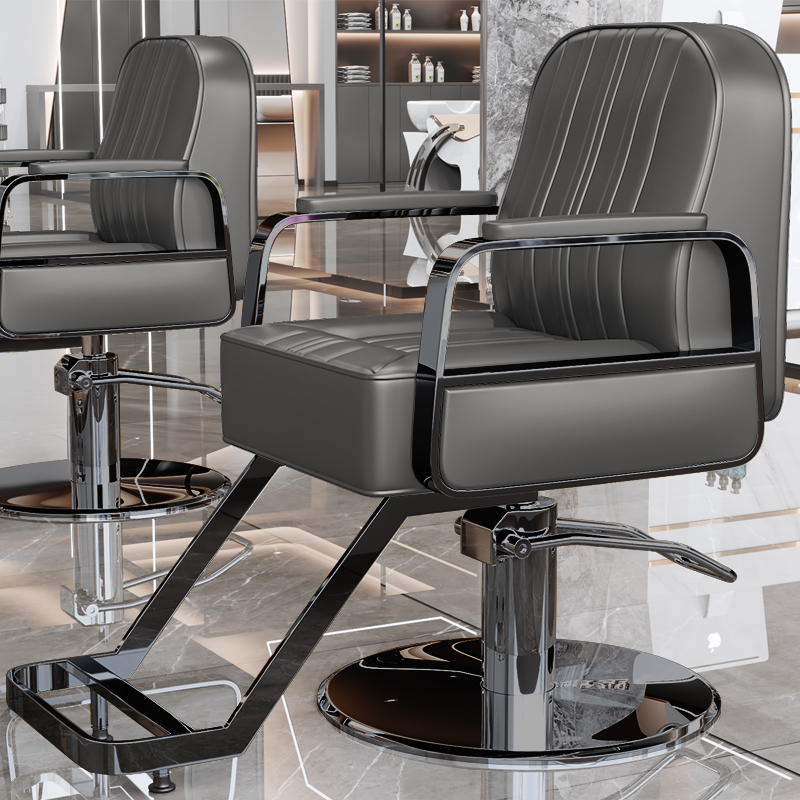 Chaise de barbier classique de luxe, équipement de barbier confortable, chaise de style professionnel d'affaires, meubles de Salon simples