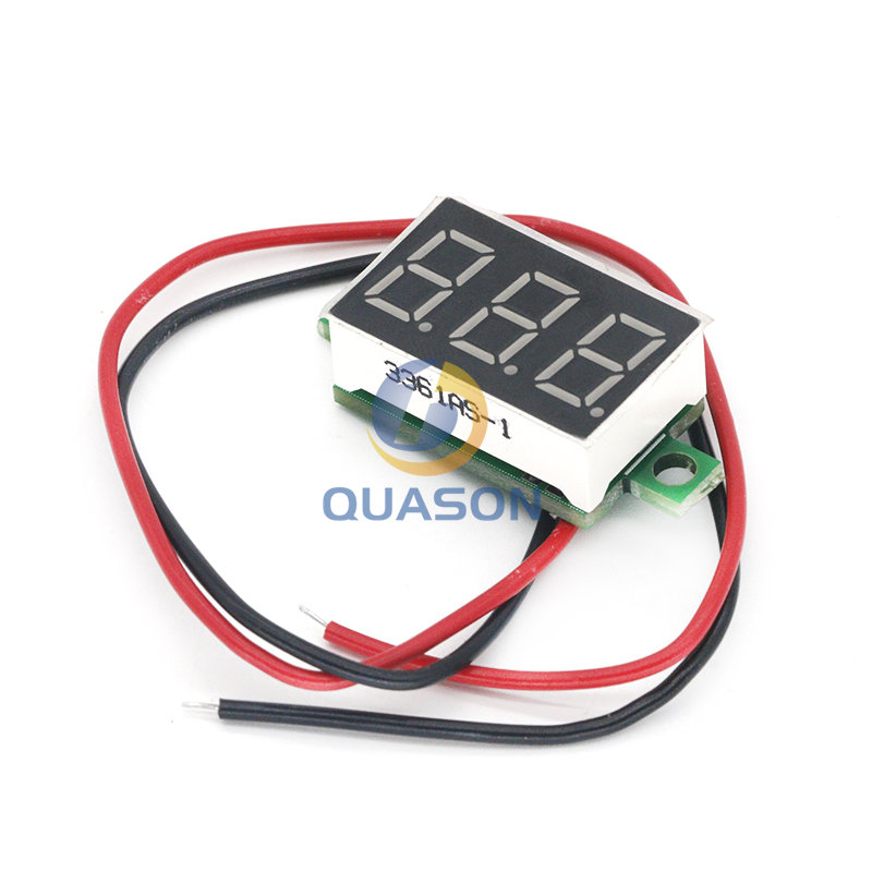 0.36 Inch 0.36 ''DC 4.7-32V Màn Hình Hiển Thị 3 Số Vôn Kế Mini LED Kỹ Thuật Số Bảng Volt Đồng Hồ Đo Điện Áp nhạc Cụ Đỏ/Xanh Dương/Gree