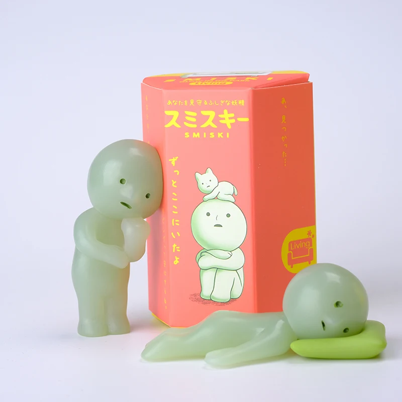 SMISKI Corner Small Creatures Blind Box Toys Luminous Elf Living Room Luminous Doll Gifts Toys Collect Ornaments