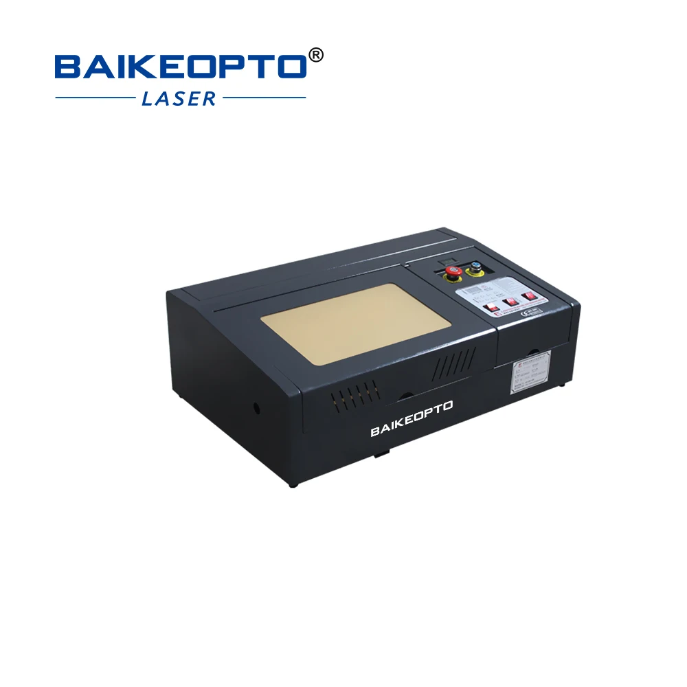 Baikeopto 50W CO2 3020 Laser Engraving Cutting Machine  for Acrylic Wood Bamboo Leather Rubber