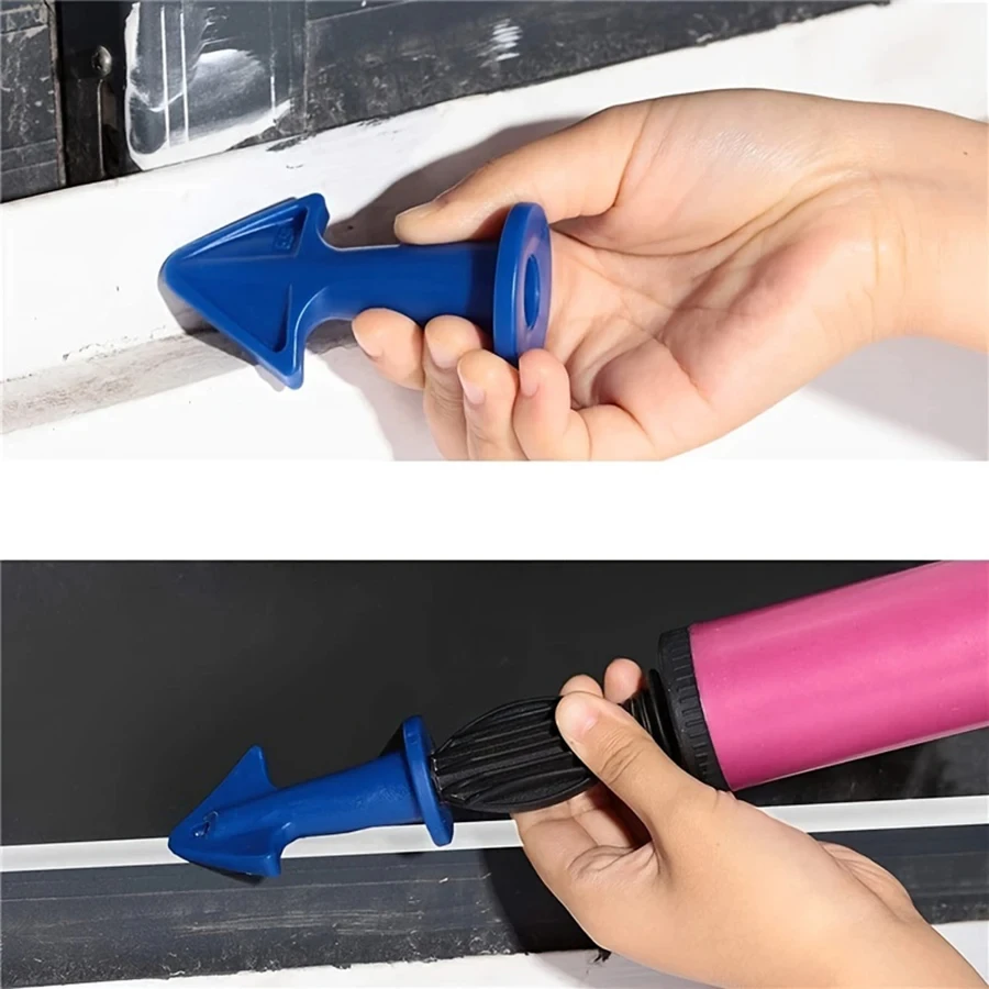สีเขียวยิงกาวชุดเครื่องมือ 3PCS ซิลิโคน Applicators หัวฉีด,พลาสติก Caulk Finishing เครื่องมือสําหรับห้องครัว,ห้องน้ํา,หน้าต่าง