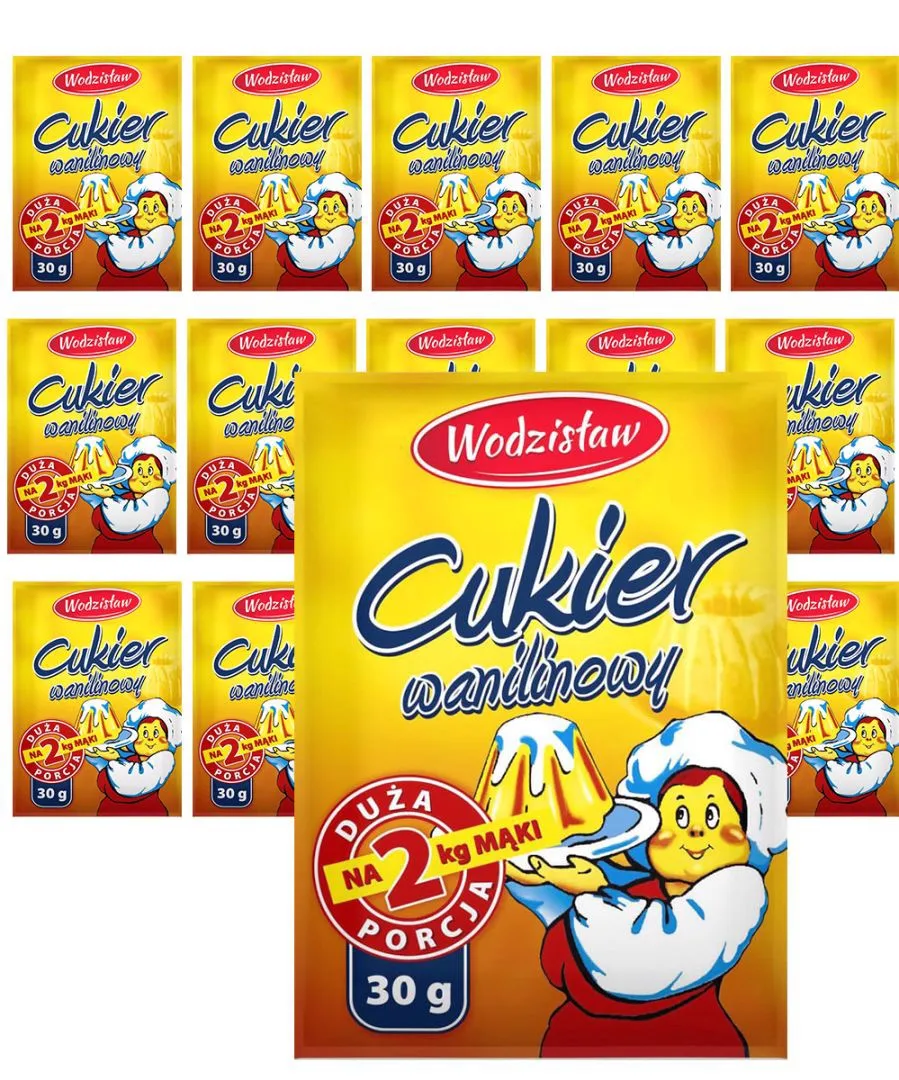 Wodzisław cukier waniliowy 30 g x 15 sztuk