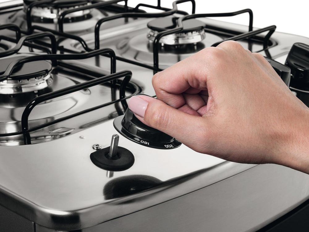 Fogão 4 Bocas Consul Inox CFO4NARUNA - Bivolt