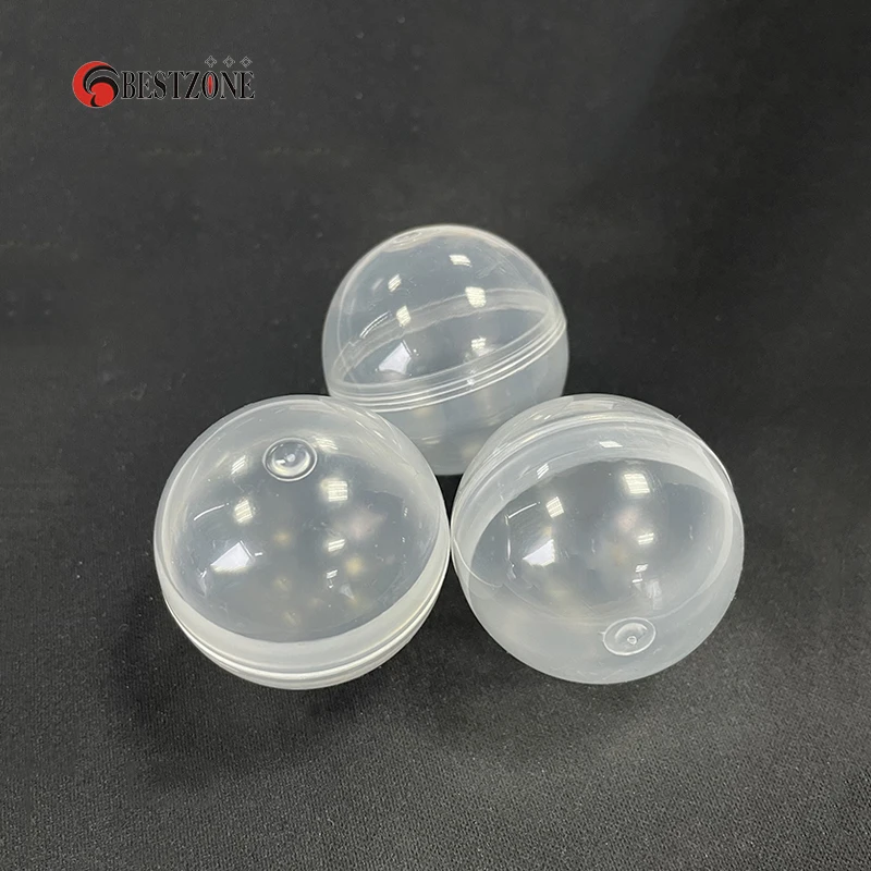 Bộ 50 Diameter38MM 1.49Inch Nhựa Nhiều Màu Sắc Bất Ngờ Bóng Đồ Chơi Viên Trống Vỏ Trứng Có Thể Mở Hộp Cho Máy Bán Hàng Tự Động Trẻ Em quà Tặng