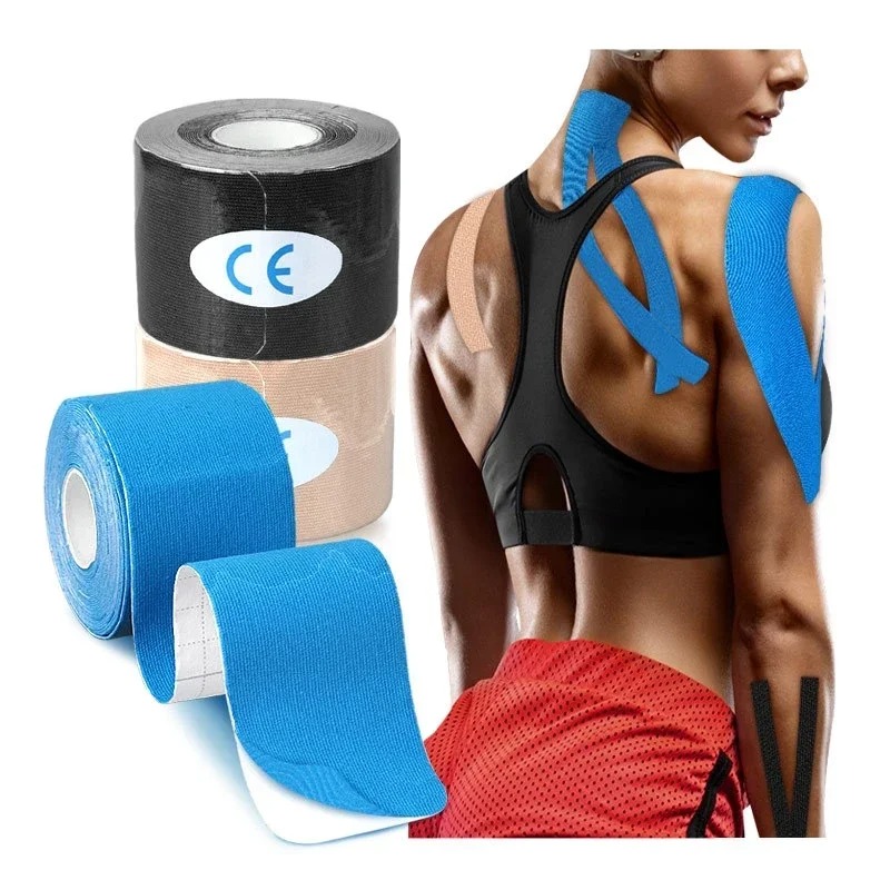 5-10 cm Sport Kinesio Tape Spier Kinesiologie Elastische Knie Pijnbestrijding Stam Patch Atletische Herstel Stickers Fitness Bandages