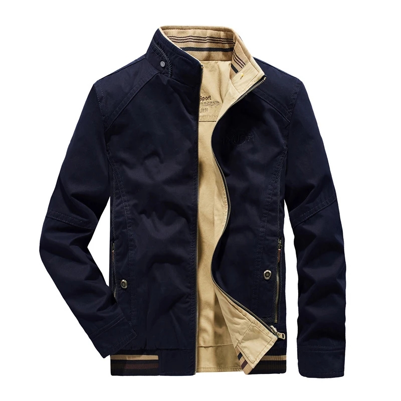 DIMUSI, chaqueta militar de doble cara de otoño para hombre, abrigos de negocios informales de algodón para hombre, chaquetas multibolsillos a la moda para hombre, ropa 8XL