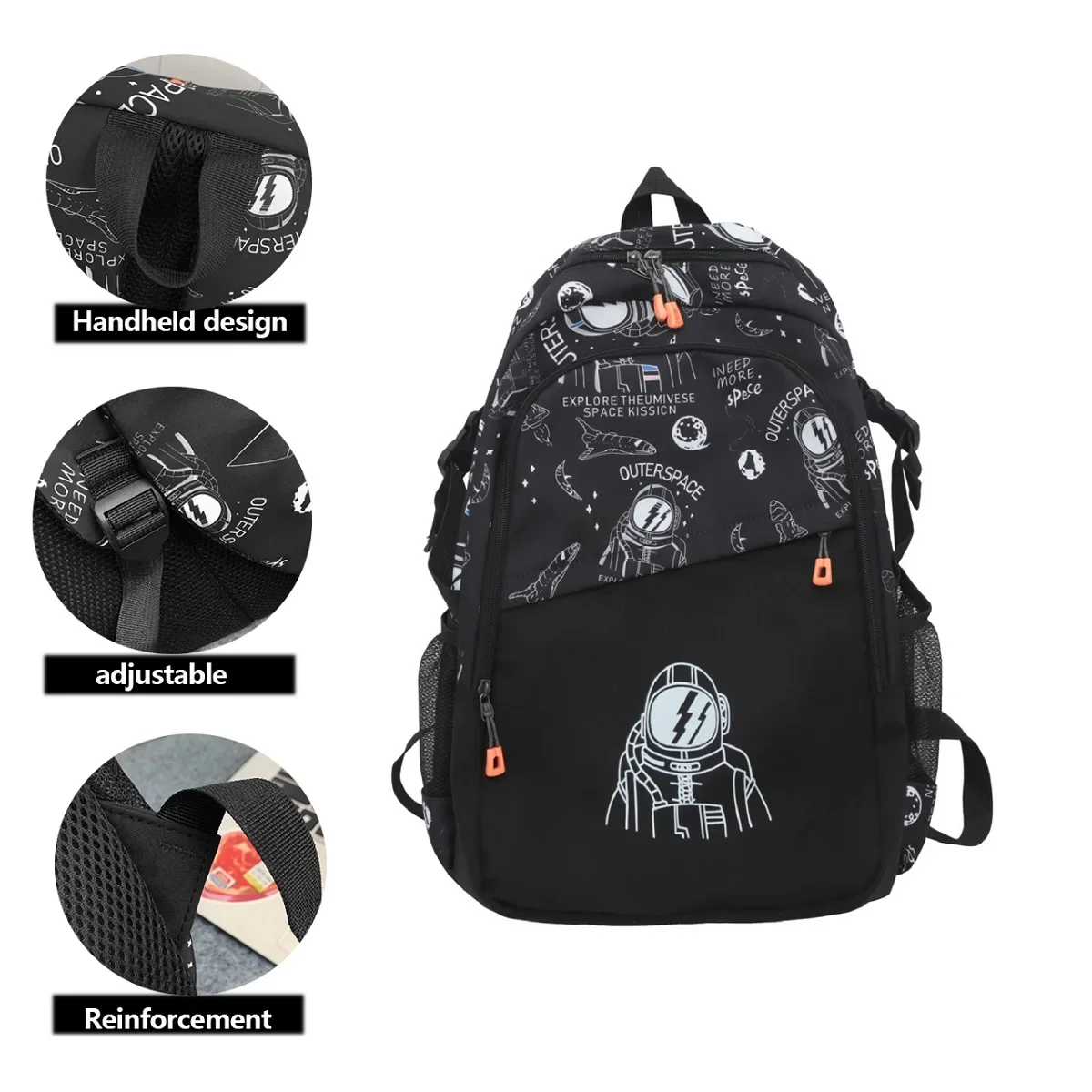 Mochilas de campus personalizadas, bolsas de senderismo de entrenamiento impermeables, mochilas para niños y niñas