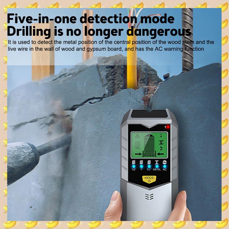 A45U 5-в-1 электронный детектор настенный искатель шпилек датчик настенный сканер Edge Center обнаруживает дерево/металл/переменный провод внутри