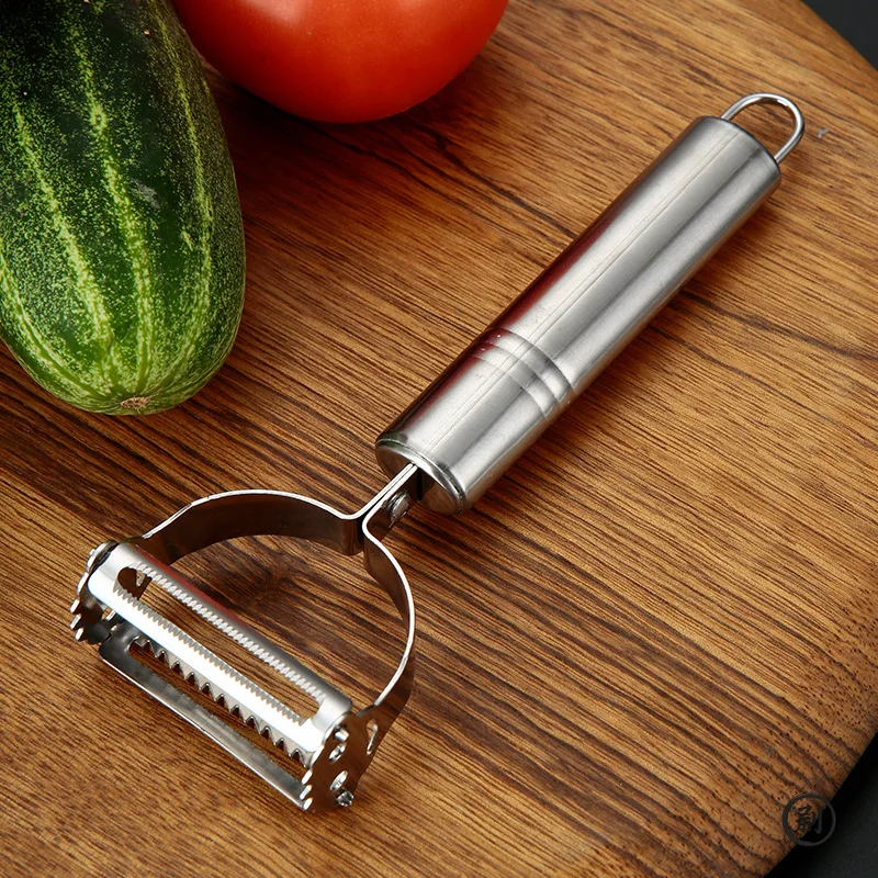 คุณภาพสูงสแตนเลสมันฝรั่งแตงกวาแครอทเครื่องขูด Julienne Peeler ผักผลไม้ Peeler เครื่องตัดผัก