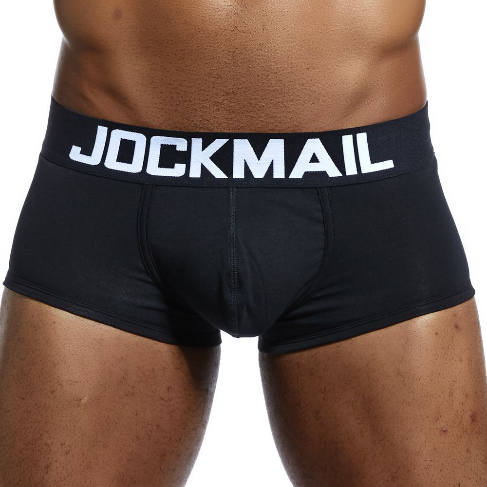 Jockmail 6 pçs/lote homem cuecas boxershorts de algodão dos homens boxers masculino respirável calcinha masculina macio boxer briefs
