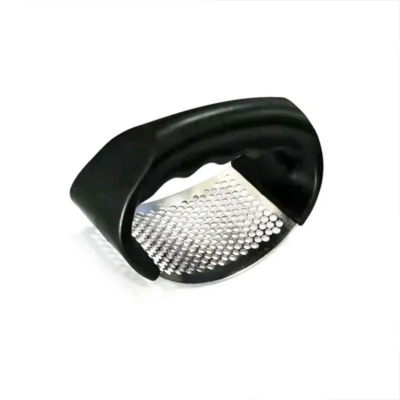 สแตนเลสสตีลกระเทียมกด Crusher คู่มือกระเทียม Mincer สับกระเทียมเครื่องมือผักผลไม้เครื่องมืออุปกรณ์ครัว Gadget