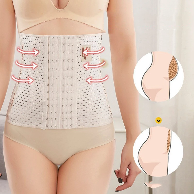 Waist Trainer Body Shaper Modelling Strap Slimming Belt Shapewear Shape Latex Corset SY001