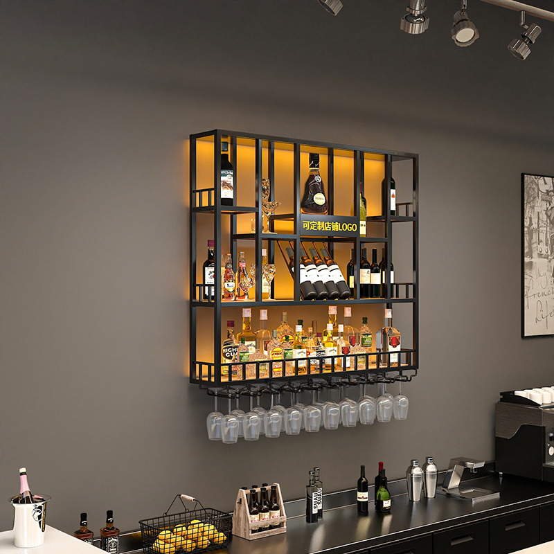 Vitrine, Weinschrank, Whisky, rustikal, für den Innenbereich, Bauernhaus, tragbare Weinregale, luxuriös, für draußen, Mini-Holz, Armadi Aperti-Möbel