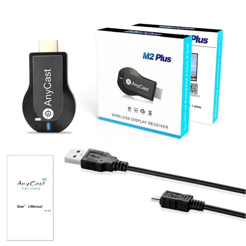1080P M2 Plus TV Stick for Smart TV HDMI-Compatible M2 Plus TV Stick Adapter Android WiFi Dongle DLNA Airplay Smar TV
