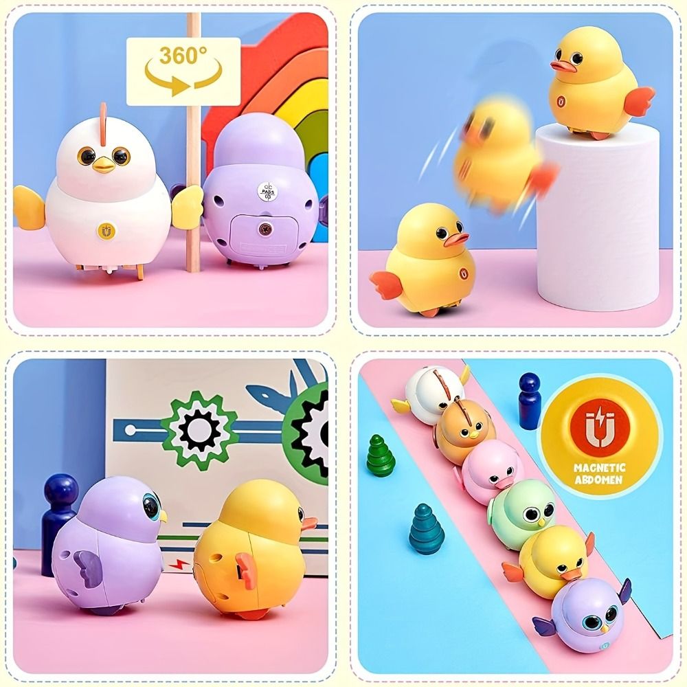 Children's Magnetic Electric Walking Chick, Pato, Andando, Coruja, Humor, Brinquedos, Criança