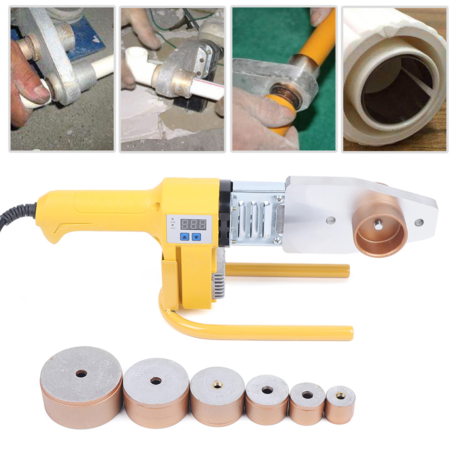 Rohrschweißgerät für Ø20-63 mm PPR PE PP Kunststoffrohrschmelzschweißen