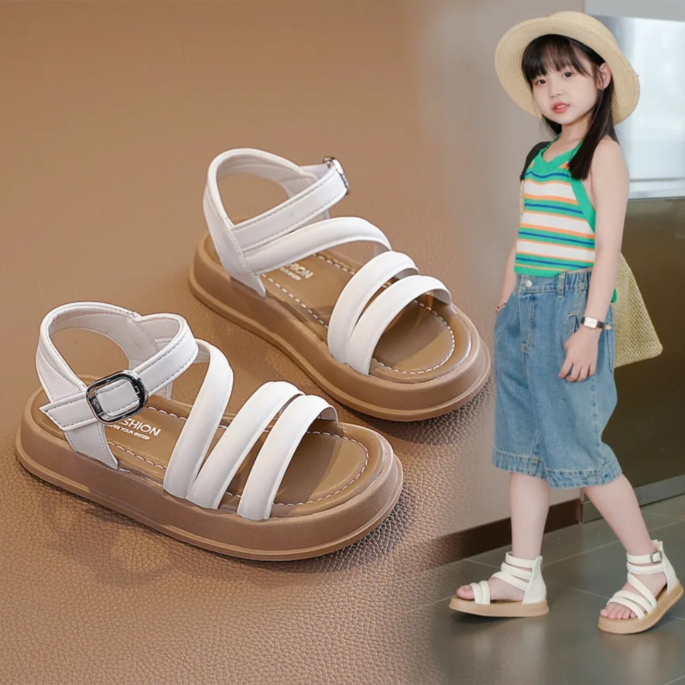 Baby Mädchen Sandalen Sommer Casual Kinder Sandalen Mädchen Flache Schuhe Mode Lässig Non Slip Kinder Strand Schuhe alias de mujer