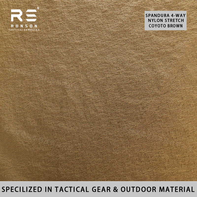 4-weg spandex spandura nylon vierweg stretch tactisch uniform stof BK/CB/WG/RG duurzaam gebruik waterdicht scheurbestendig