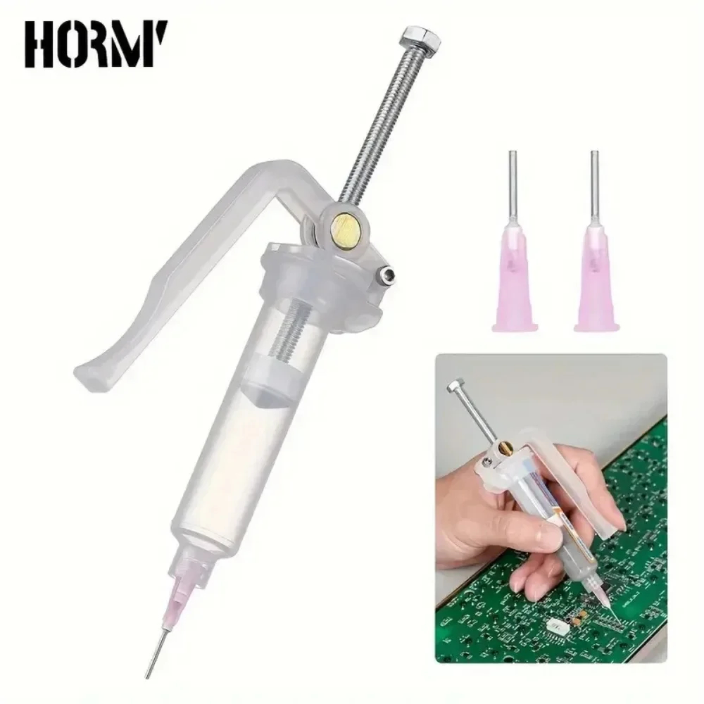 ​ ​ Lötpaste-Booster-Werkzeug – Schweißöl-Nadel-Fass-Extruder für Klebepistole, Reparatur und Lötzubehör für Leiterplatten ​ ​
