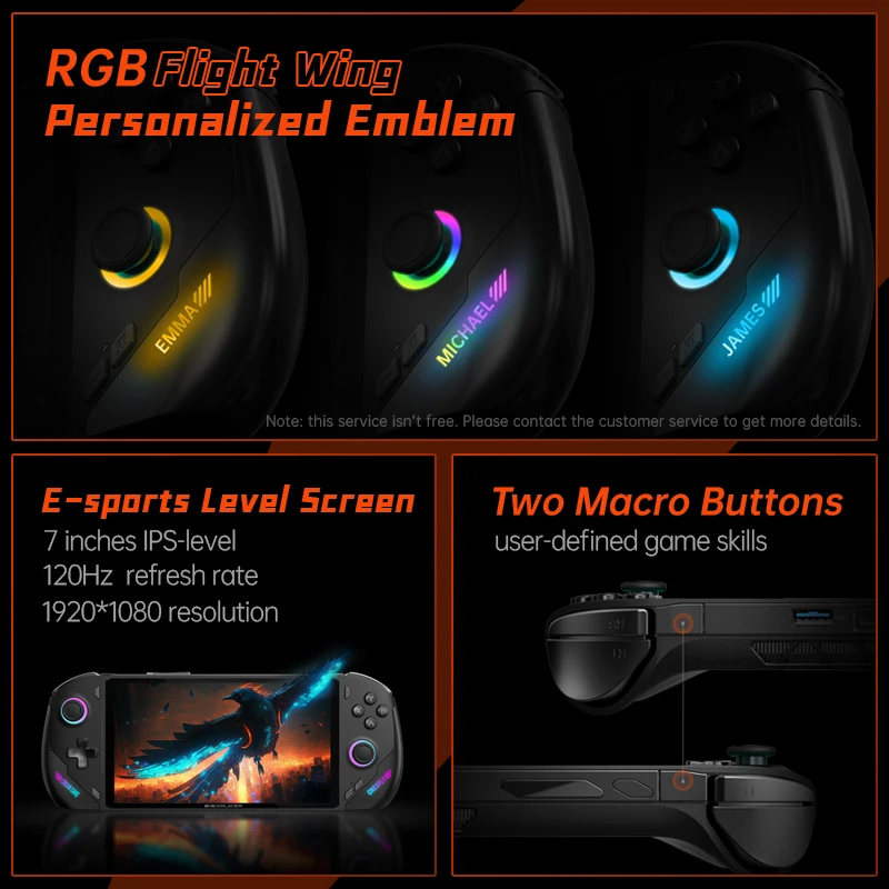 Onexfly 7 Inch 120 Hz Handheld PC Game Console AMD R7-8840U Pocket Laptop Steam 3A Game Win11 Computer OneXplayer Official Store