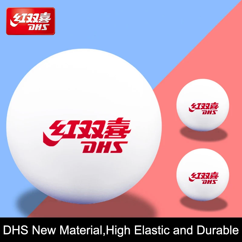 100 個 DHS 縫い目卓球ボール ABS 新素材卓球ボール ITTF 承認卓球ボールトレーニング競技用