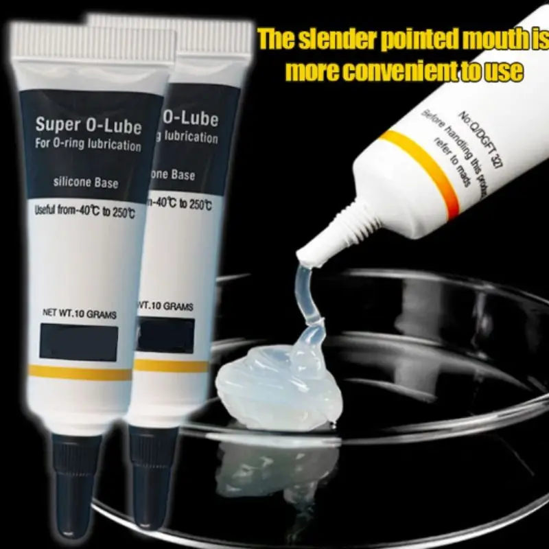 10g graxa de silicone vedação à prova d'água anel de vedação de graxa de silicone à prova d'água lubrificação com graxa de lanterna