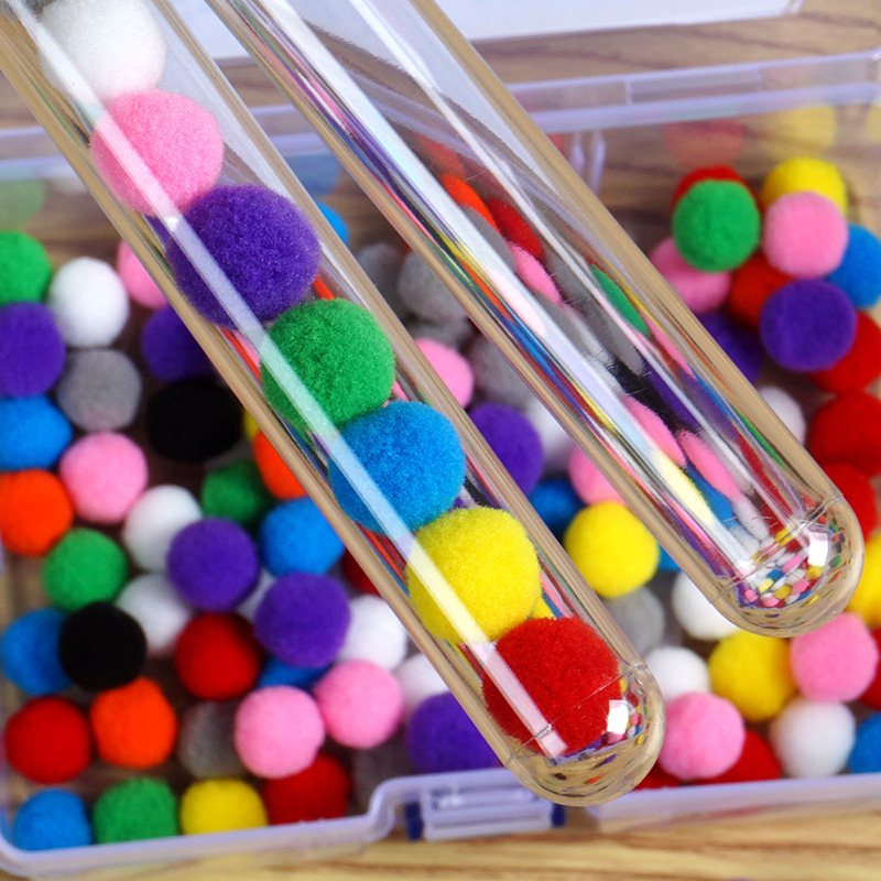 54-109pcs 파인 모터 정렬 세트 어린이 교육 장난감 테스트 튜브 Pompoms 족집게 색상 일치 카드 Montessori Chidlren 선물