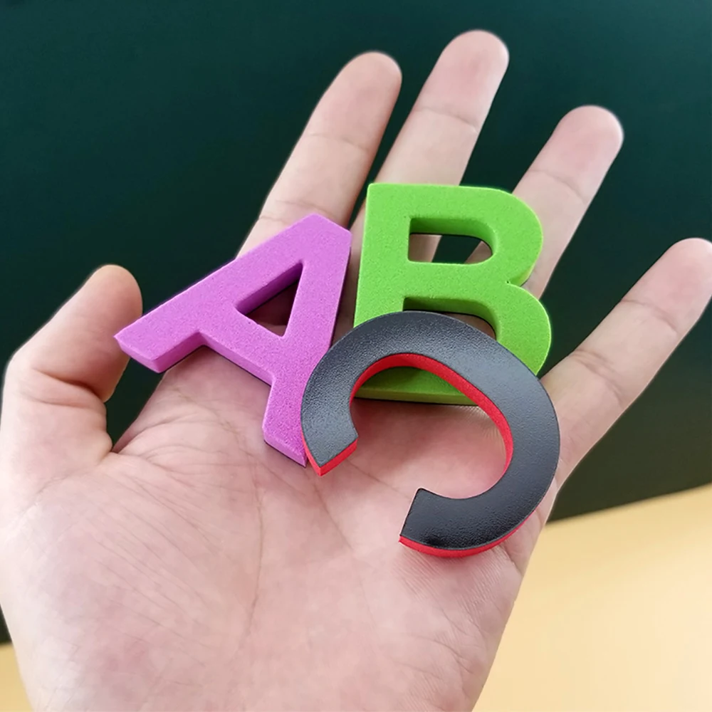 Magnetic Letters Numbers Alphabet ABC 123 Fridge Magnets Plastic Educational Preschool Learning Toy Set Uppercase Lowercase Math