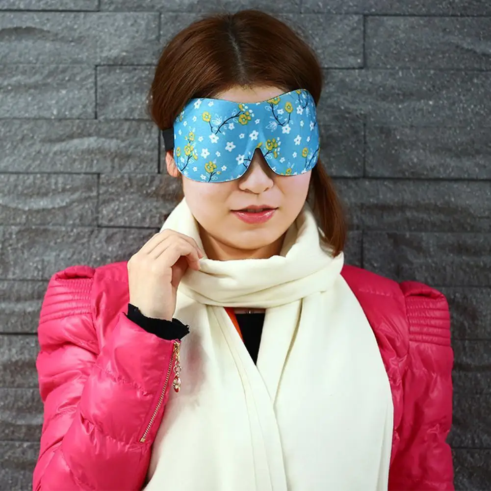 3D Ngủ Ngủ Bóng Mặt Nạ Mắt Eyeshade Che Mắt Miếng Dán Mềm Di Động Bịt Mắt Đệm Mắt Mắt Miếng Dán Cường Lực Cho Giày Lười mắt