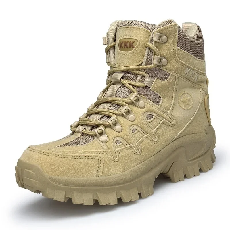 ผู้ชายทหาร BOOT COMBAT Mens ข้อเท้า BOOT ยุทธวิธีขนาดใหญ่ 39-46 Army BOOT ชายรองเท้าทํางานรองเท้ารถจักรยานยนต์รองเท้า