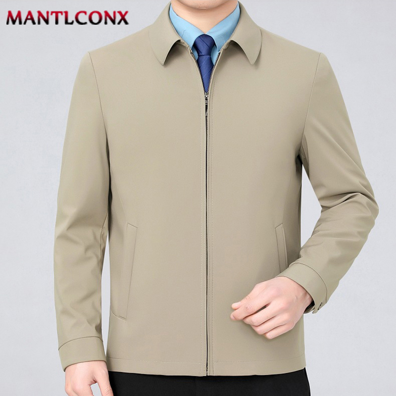 Einfarbig drehen-unten Kragen männer Jacke Lose Strickjacke Frühling Jacke für Männer Business Arbeit Männliche Kleidung Casual mäntel Männlichen 3XL